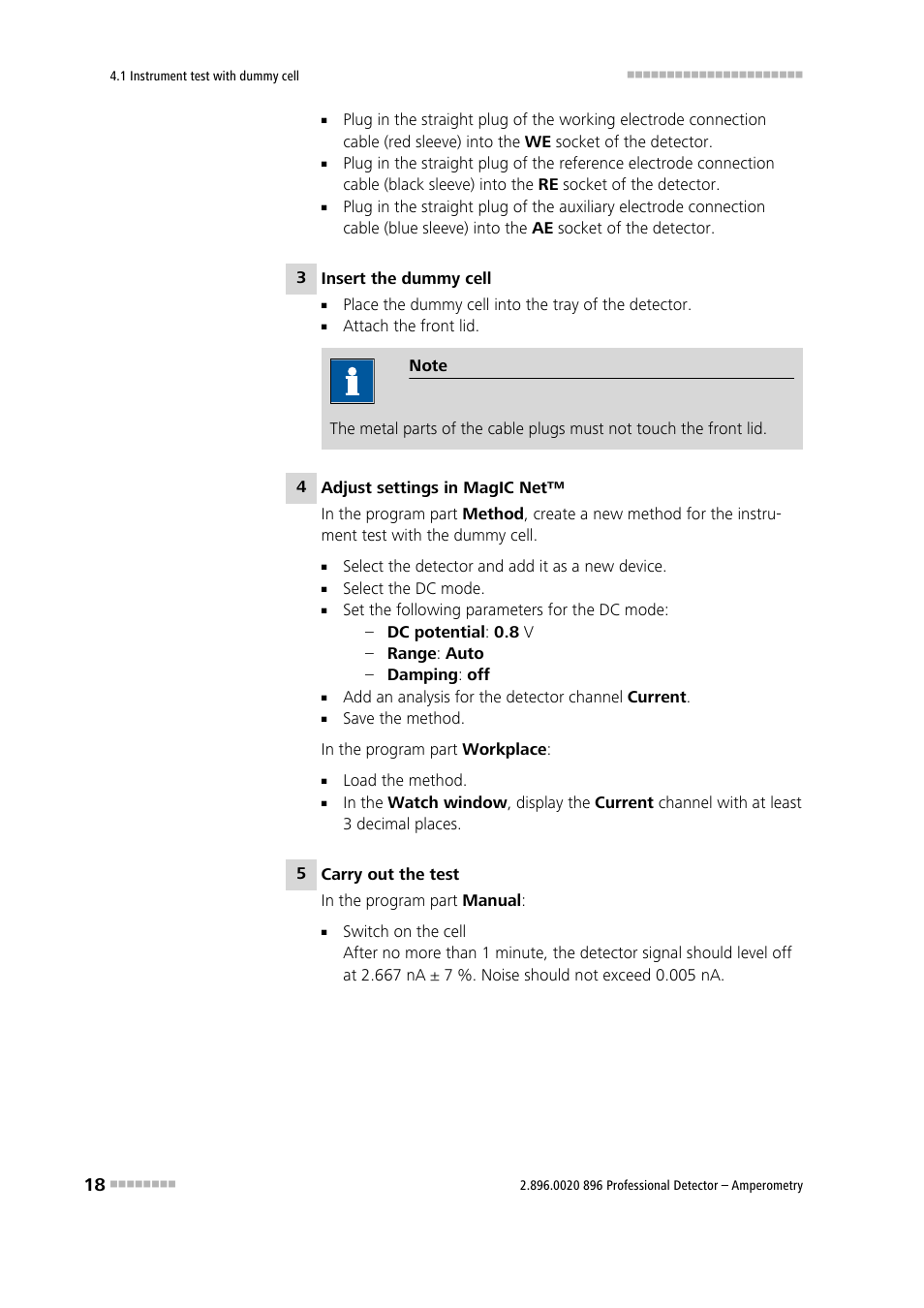 Metrohm 896 Professional Detector – Amperometry User Manual | Page 26 / 62