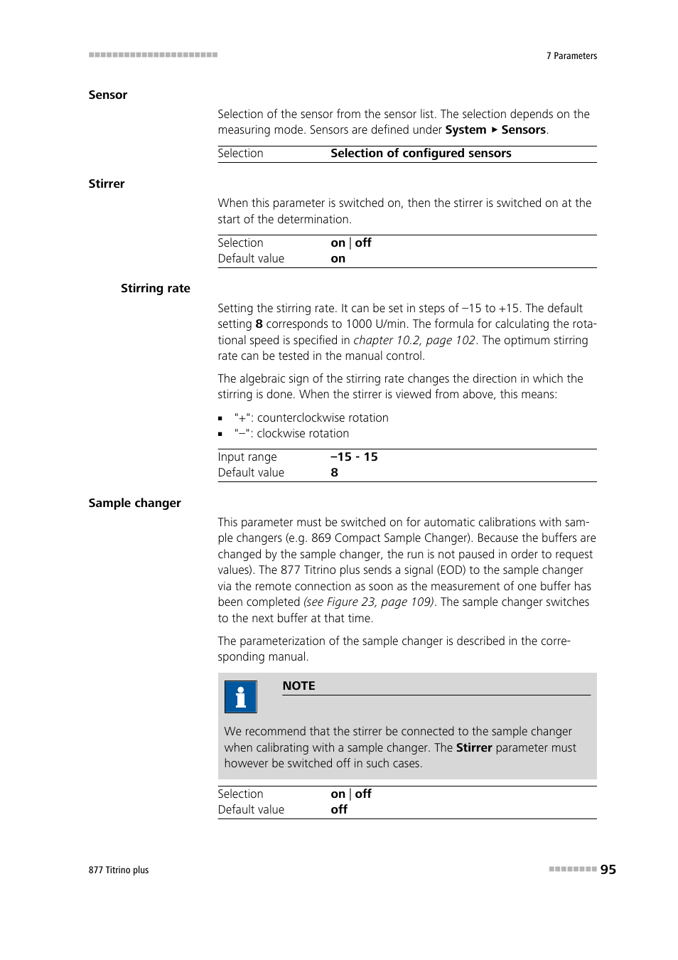 Metrohm 877 Titrino plus User Manual | Page 105 / 139
