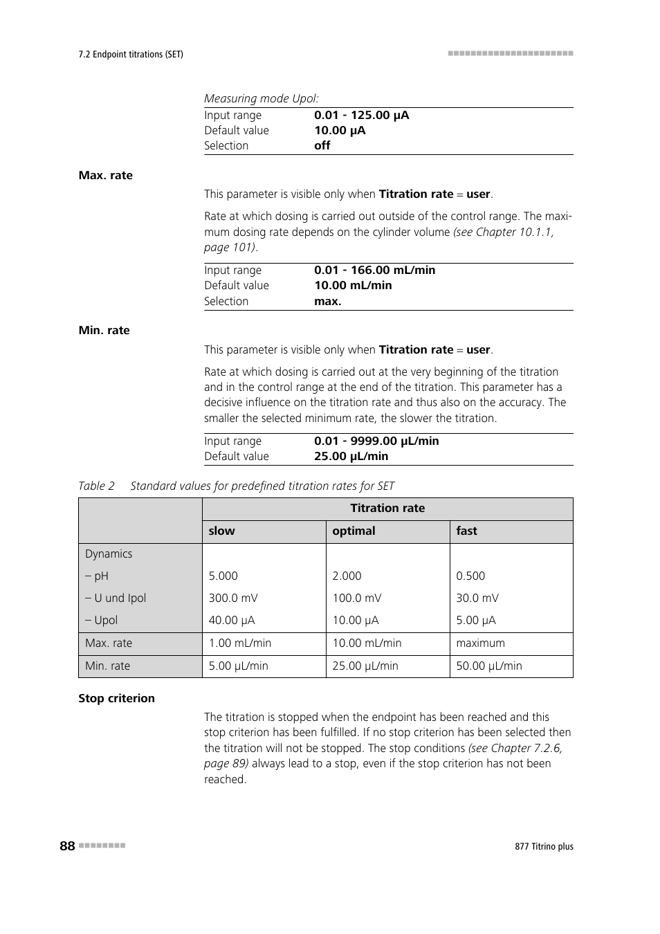 Metrohm 877 Titrino plus User Manual | Page 98 / 139