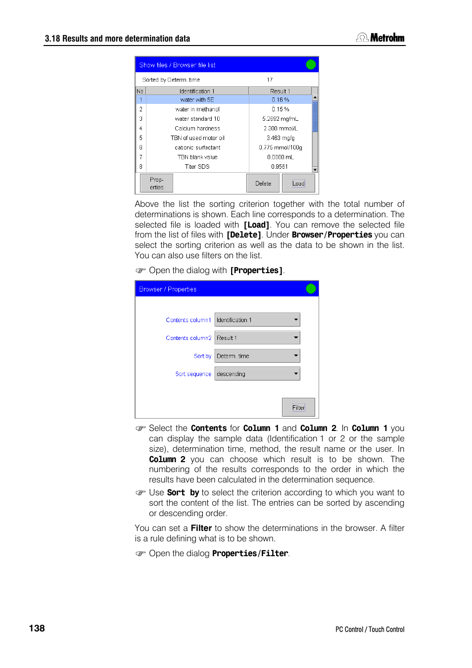 Metrohm 840 PC Control 5.0 / Touch Control User Manual | Page 150 / 351