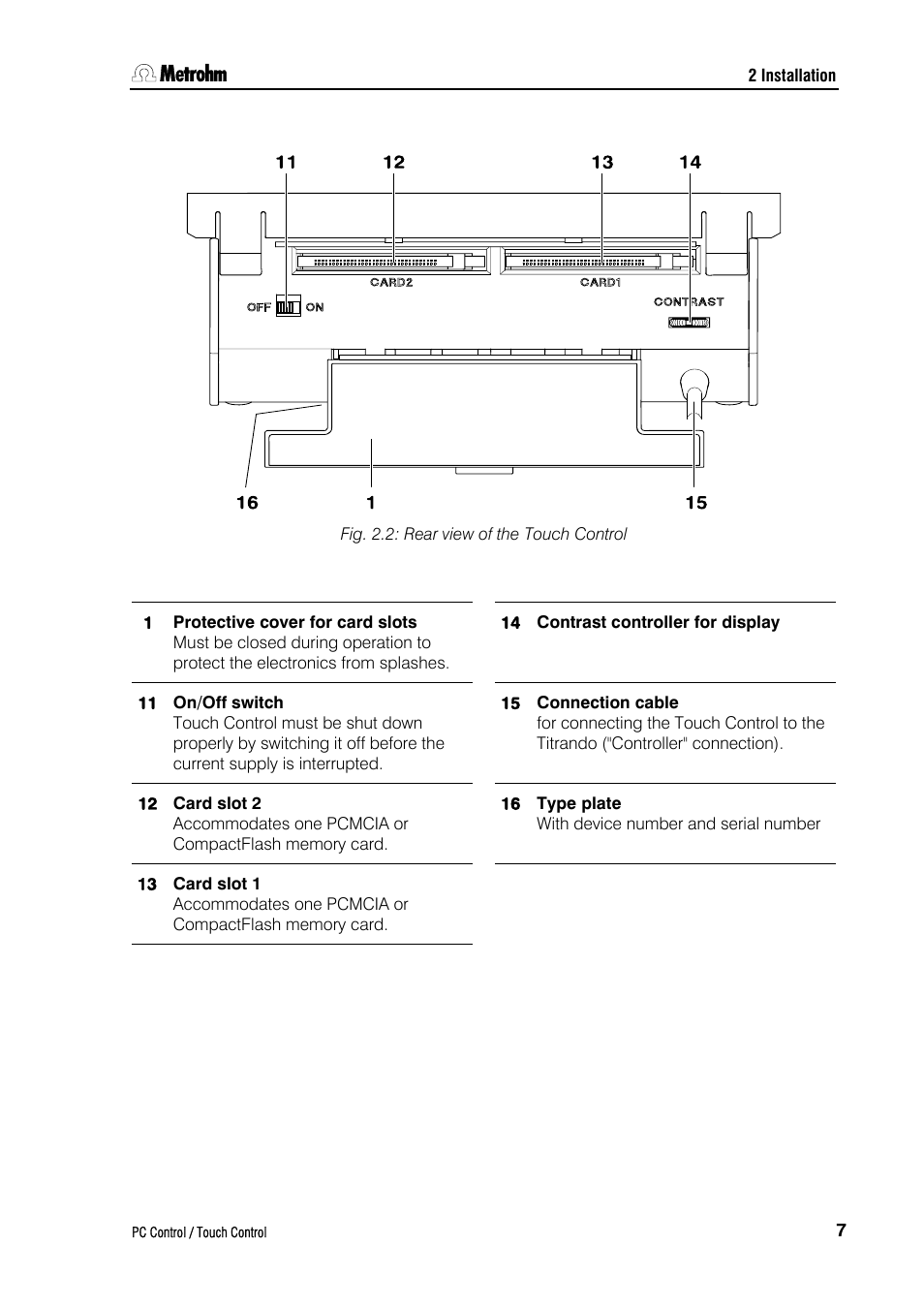 Metrohm 840 PC Control 5.0 / Touch Control User Manual | Page 19 / 351