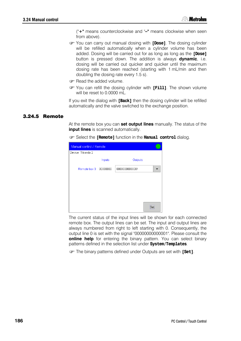 5 remote | Metrohm 840 PC Control 5.0 / Touch Control User Manual | Page 198 / 351
