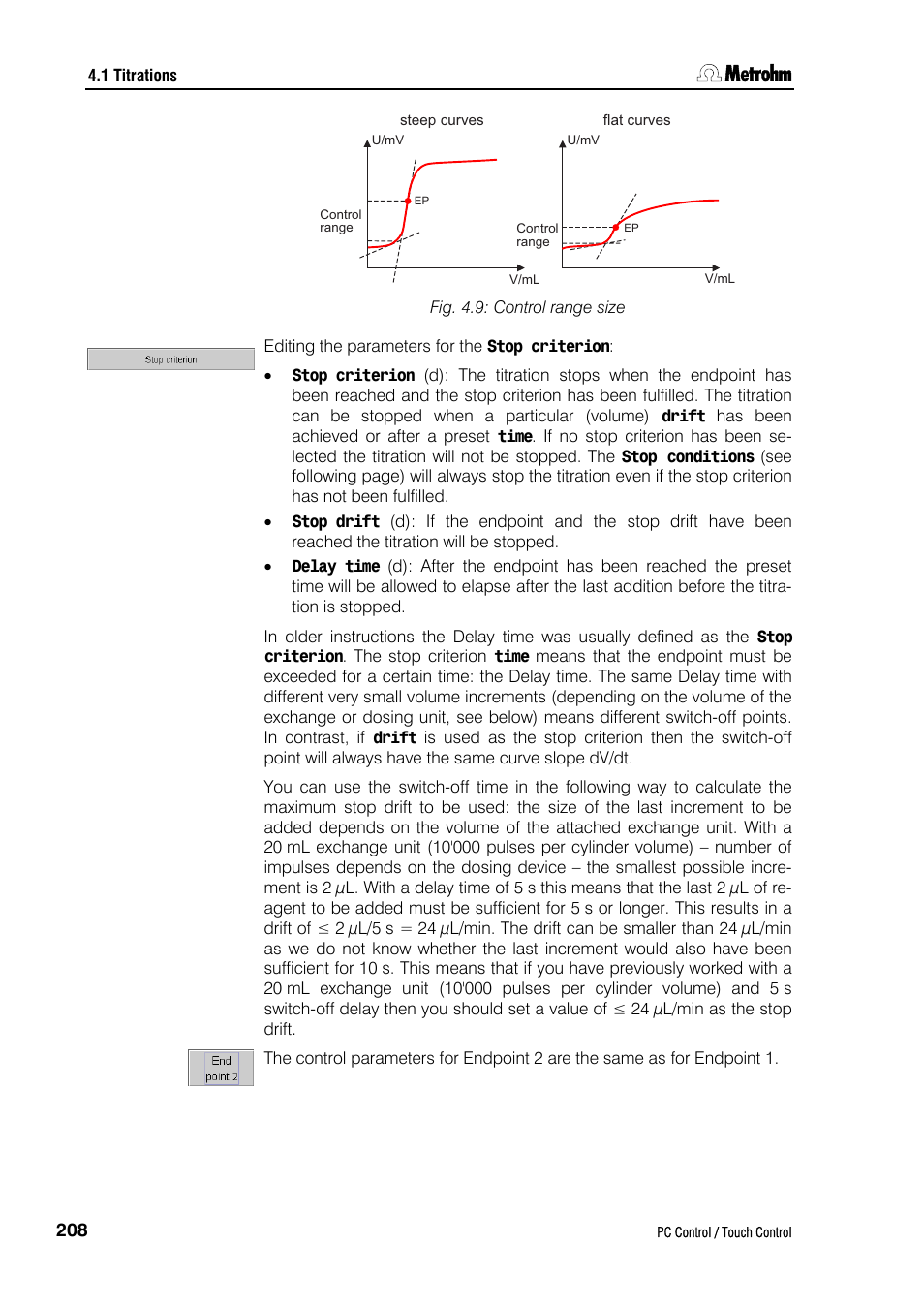 Metrohm 840 PC Control 5.0 / Touch Control User Manual | Page 220 / 351