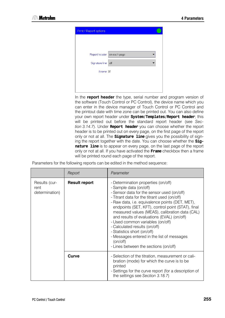 Metrohm 840 PC Control 5.0 / Touch Control User Manual | Page 267 / 351