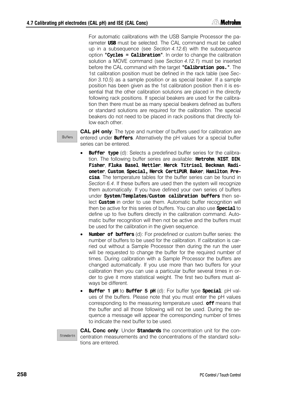Metrohm 840 PC Control 5.0 / Touch Control User Manual | Page 270 / 351