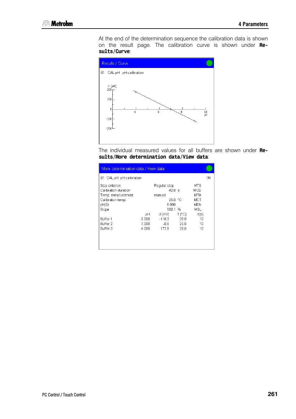 Metrohm 840 PC Control 5.0 / Touch Control User Manual | Page 273 / 351