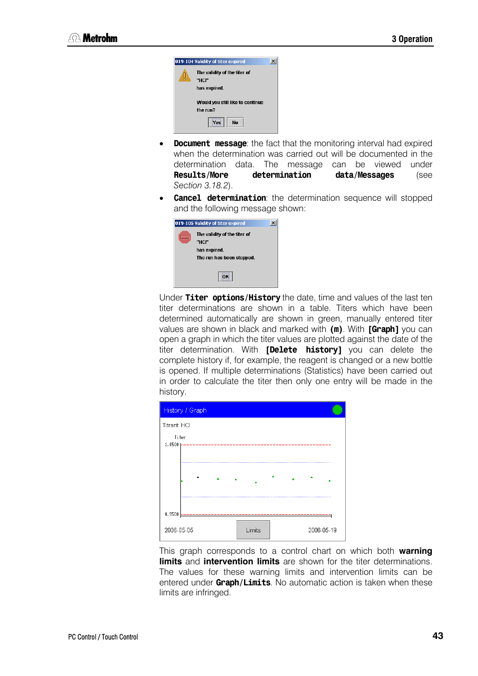 Metrohm 840 PC Control 5.0 / Touch Control User Manual | Page 55 / 351