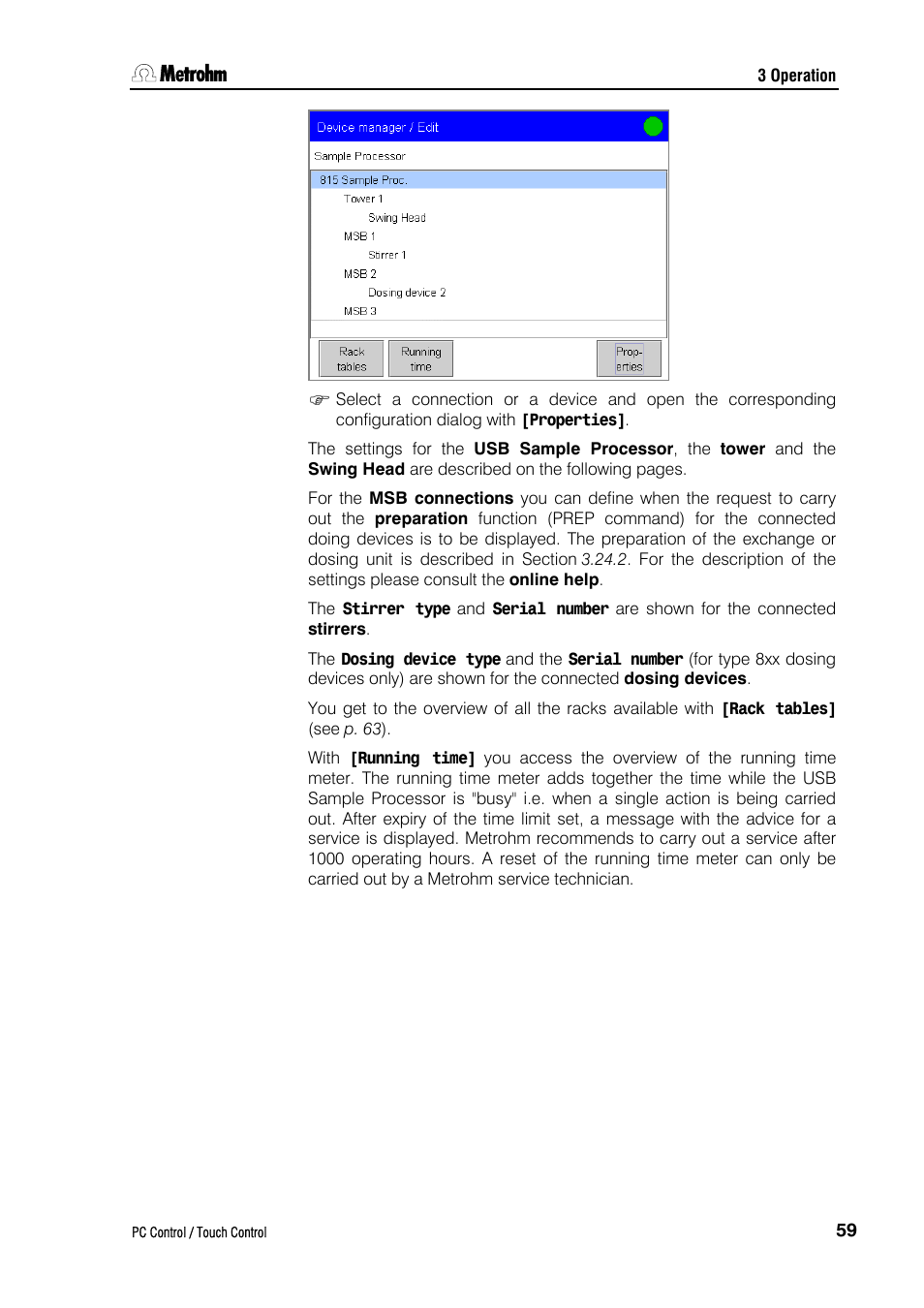 Metrohm 840 PC Control 5.0 / Touch Control User Manual | Page 71 / 351