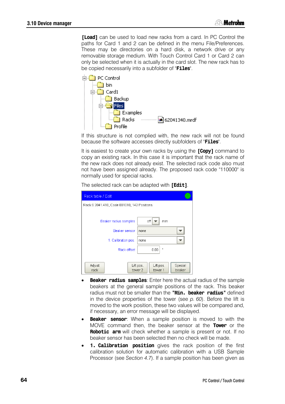 Metrohm 840 PC Control 5.0 / Touch Control User Manual | Page 76 / 351