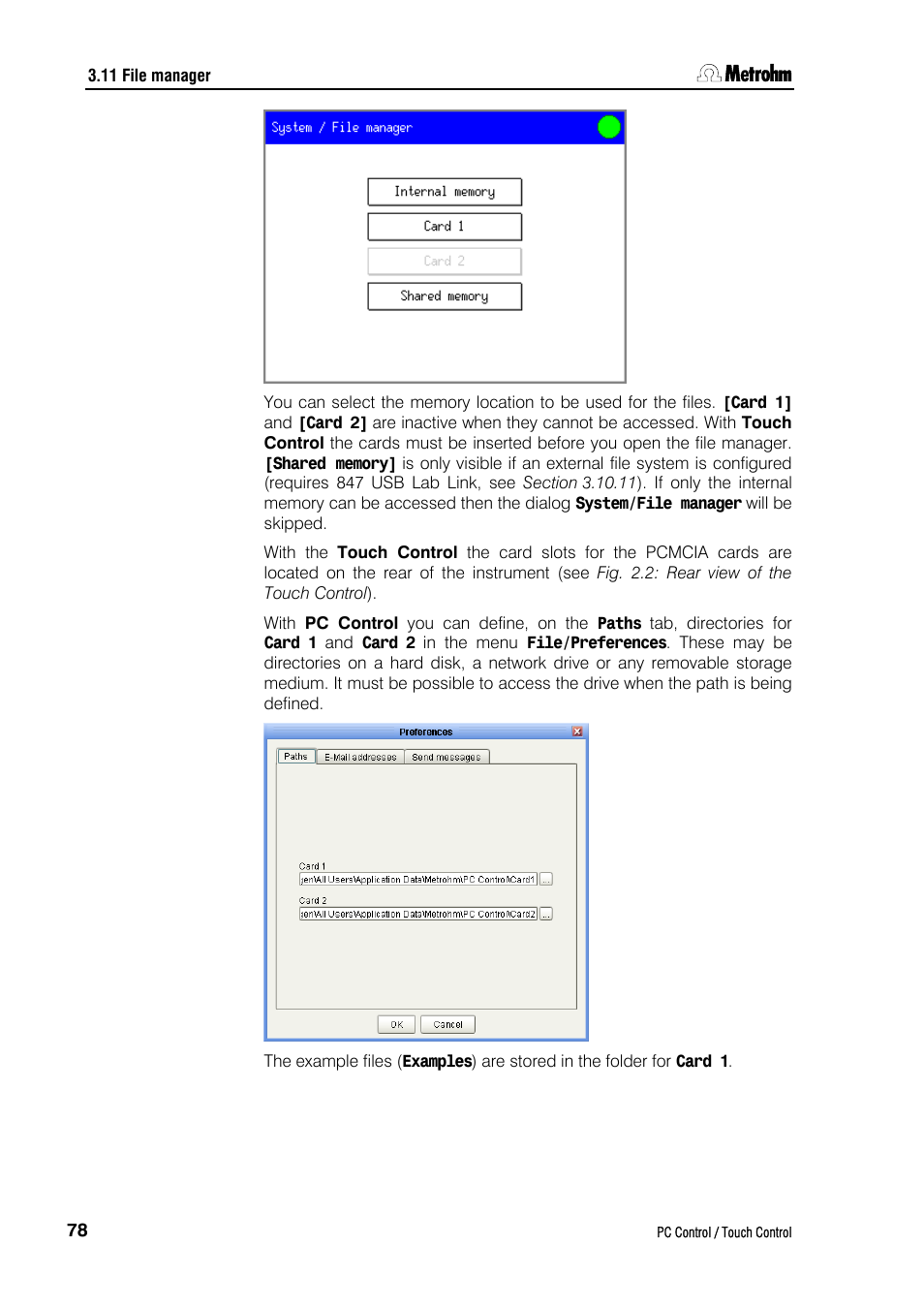 Metrohm 840 PC Control 5.0 / Touch Control User Manual | Page 90 / 351