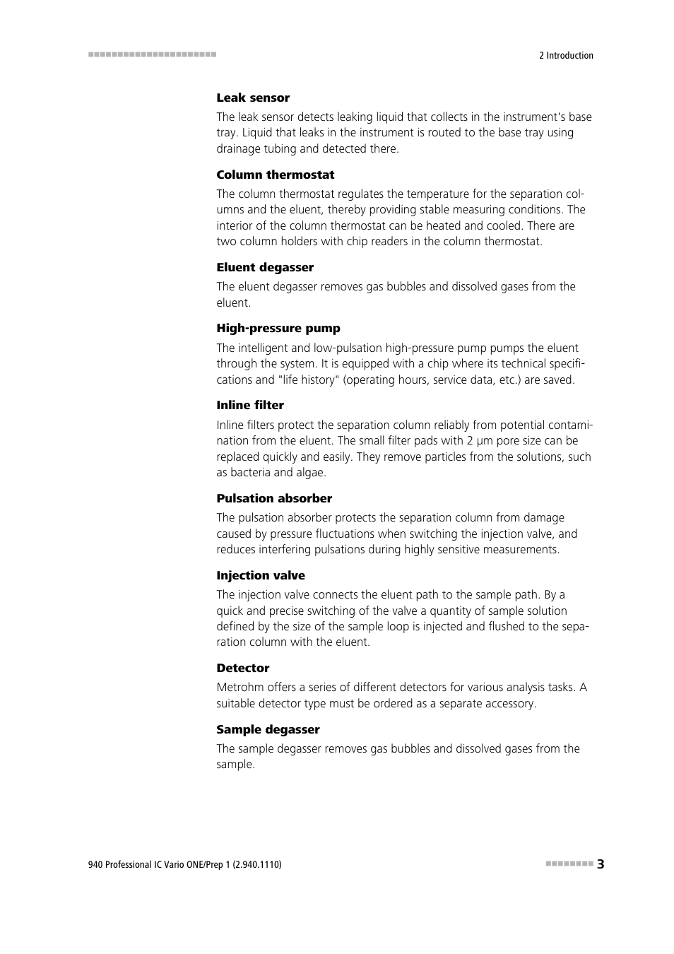 Metrohm 940 Professional IC Vario ONE/Prep 1 User Manual | Page 11 / 45