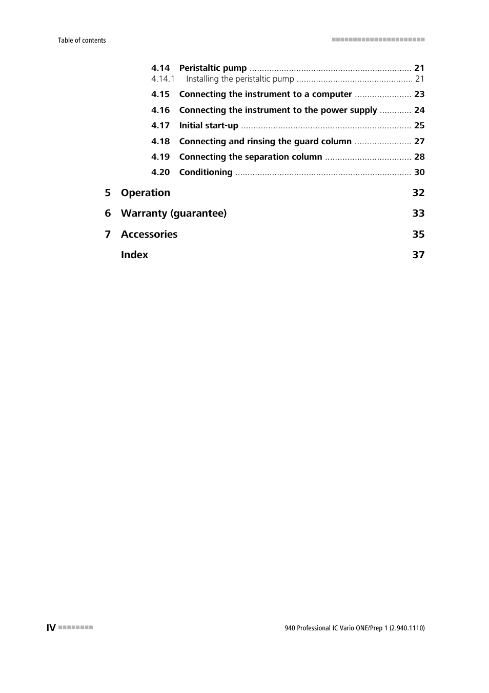 Metrohm 940 Professional IC Vario ONE/Prep 1 User Manual | Page 6 / 45