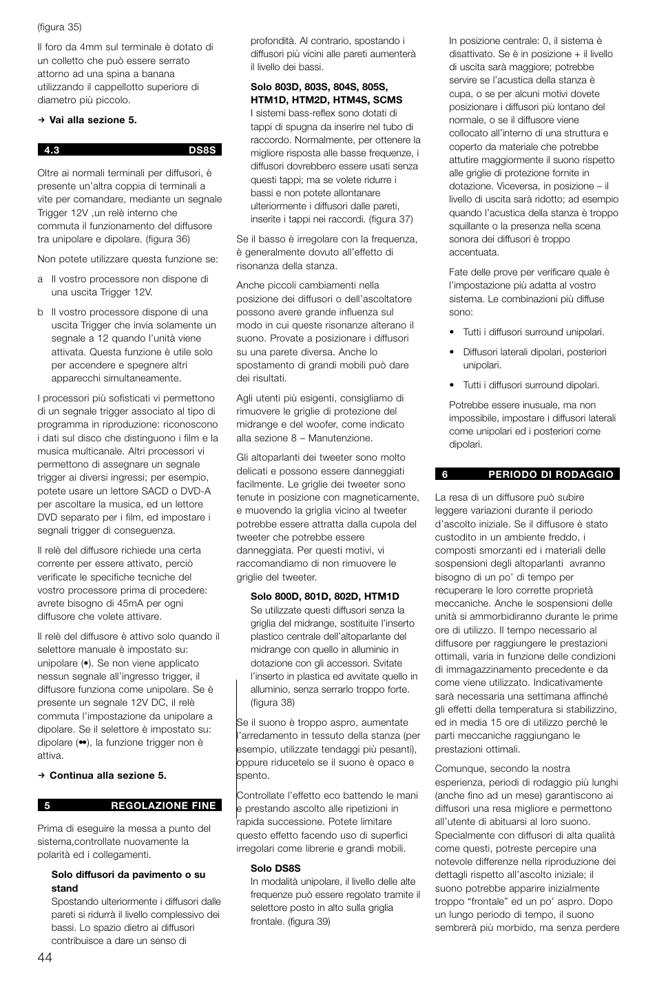 Bowers & Wilkins DS8S User Manual | Page 47 / 119