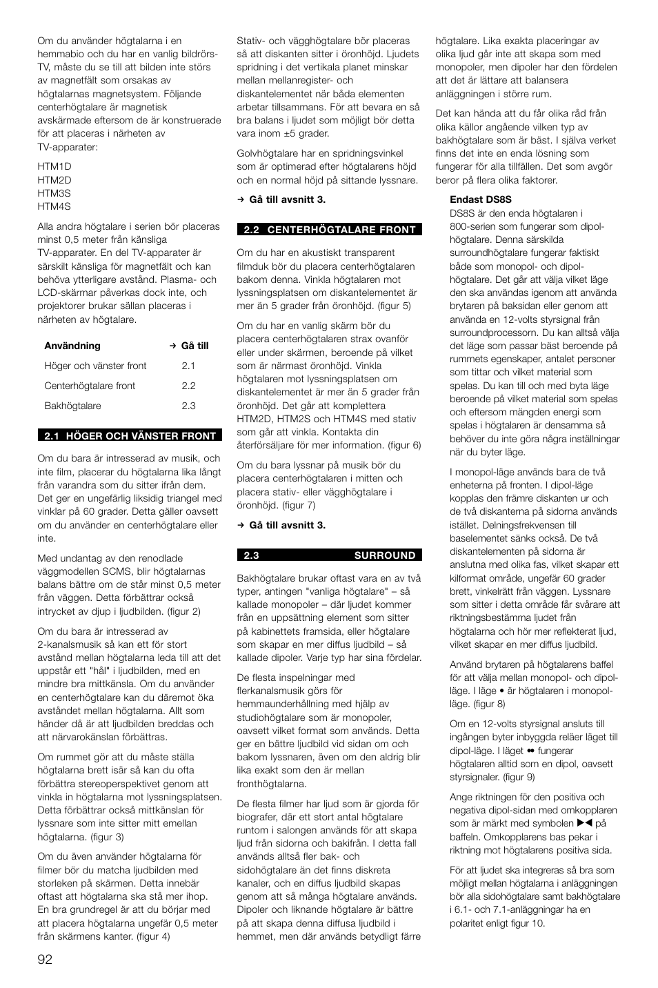 Bowers & Wilkins DS8S User Manual | Page 95 / 119