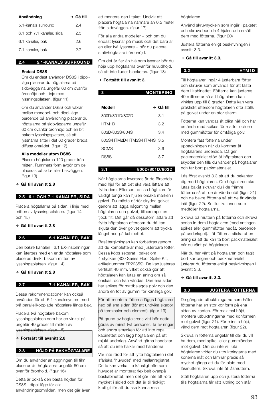 Bowers & Wilkins DS8S User Manual | Page 96 / 119