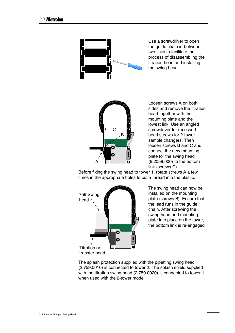 Metrohm 717 Sample Changer User Manual | Page 19 / 36