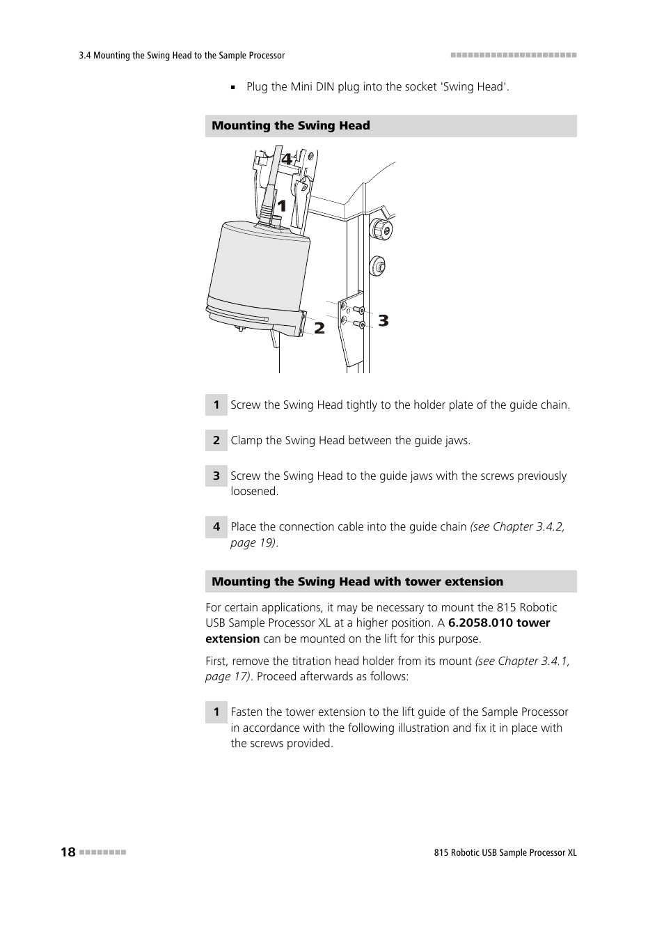 Metrohm 815 Robotic USB Sample Processor XL User Manual | Page 26 / 113