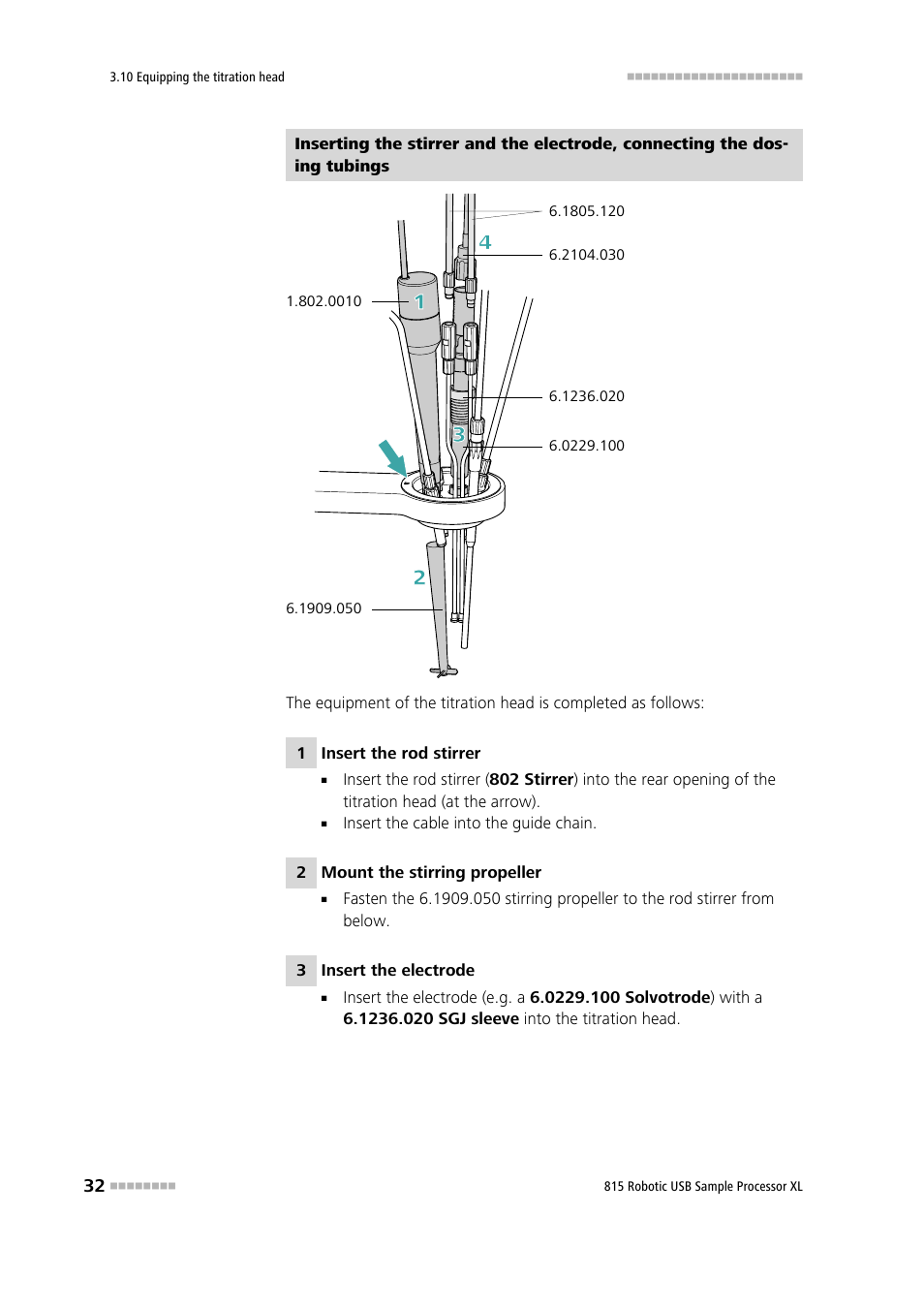 Metrohm 815 Robotic USB Sample Processor XL User Manual | Page 40 / 113