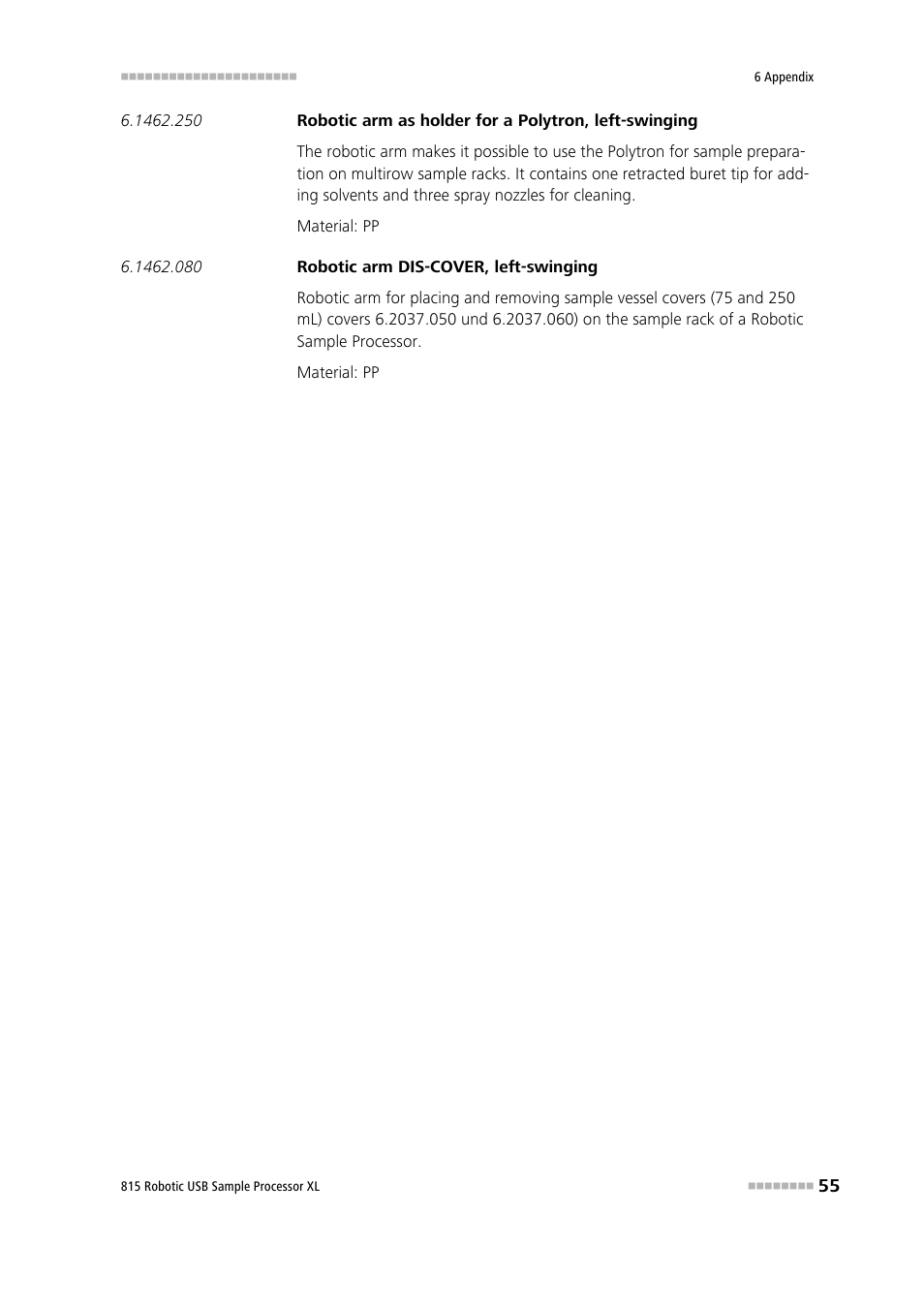 Metrohm 815 Robotic USB Sample Processor XL User Manual | Page 63 / 113