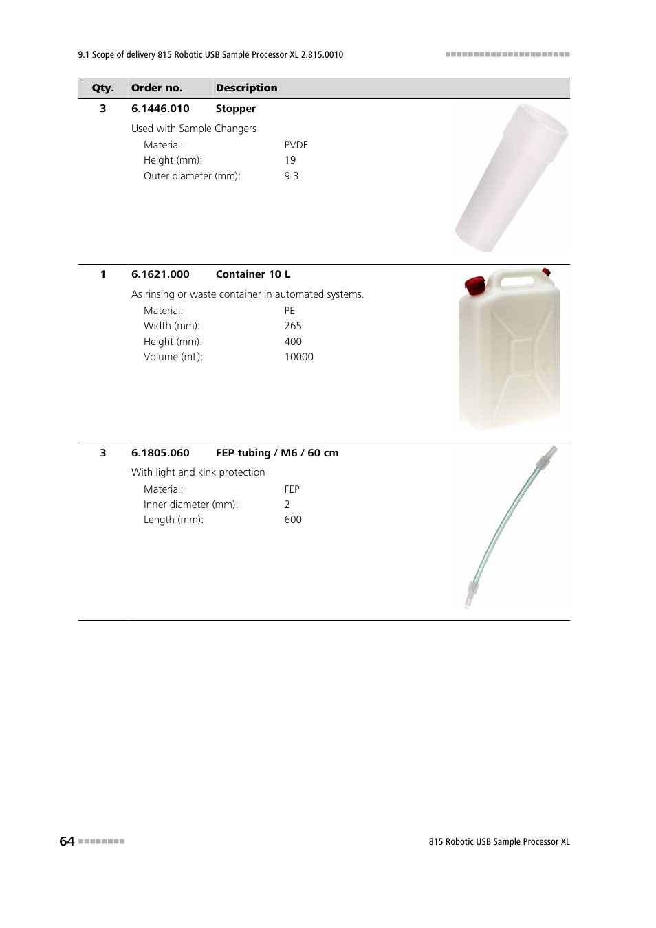 Metrohm 815 Robotic USB Sample Processor XL User Manual | Page 72 / 113