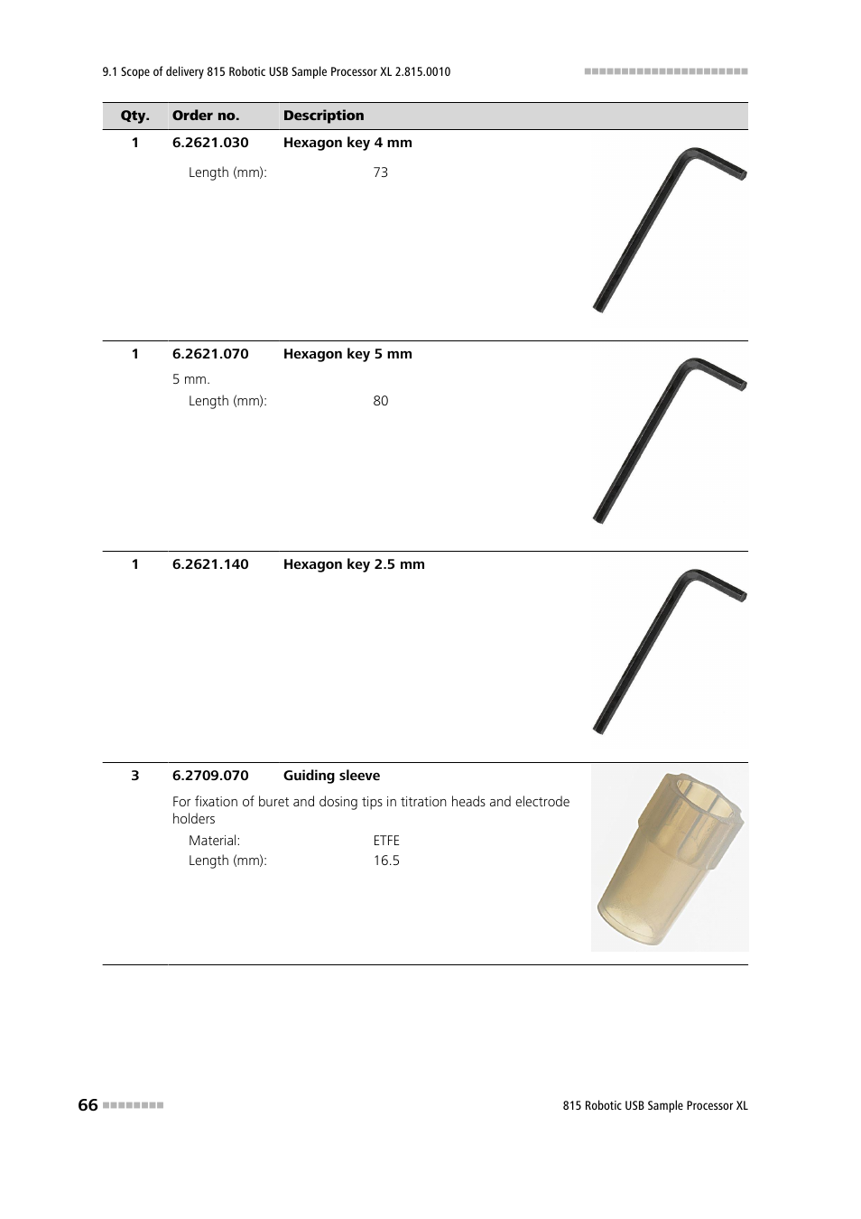 Metrohm 815 Robotic USB Sample Processor XL User Manual | Page 74 / 113