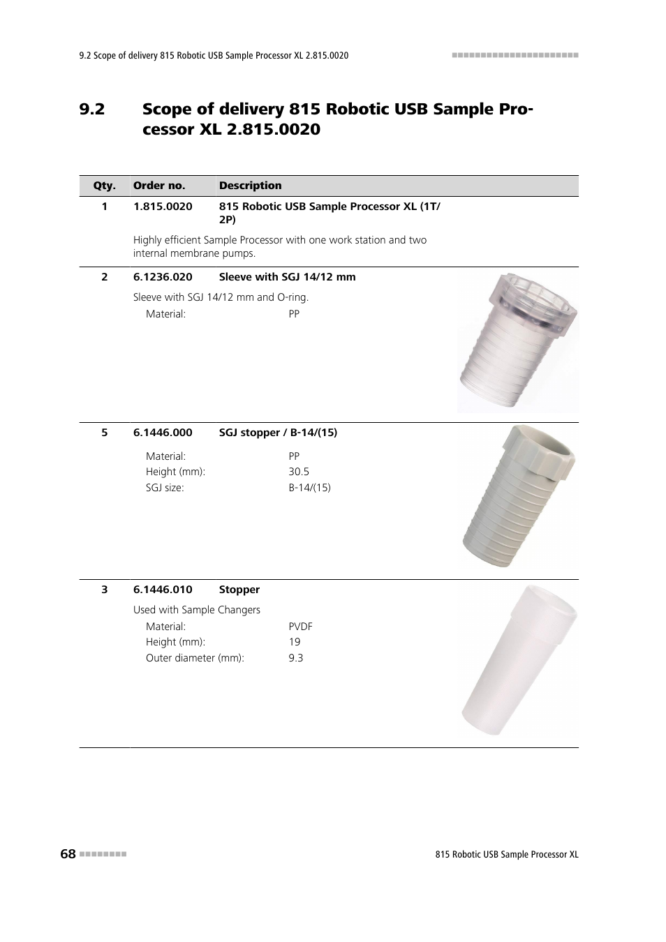 Metrohm 815 Robotic USB Sample Processor XL User Manual | Page 76 / 113
