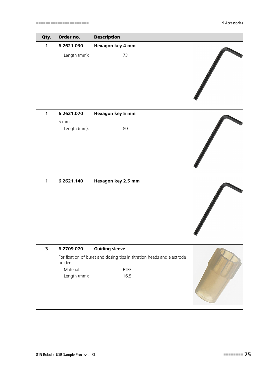 Metrohm 815 Robotic USB Sample Processor XL User Manual | Page 83 / 113