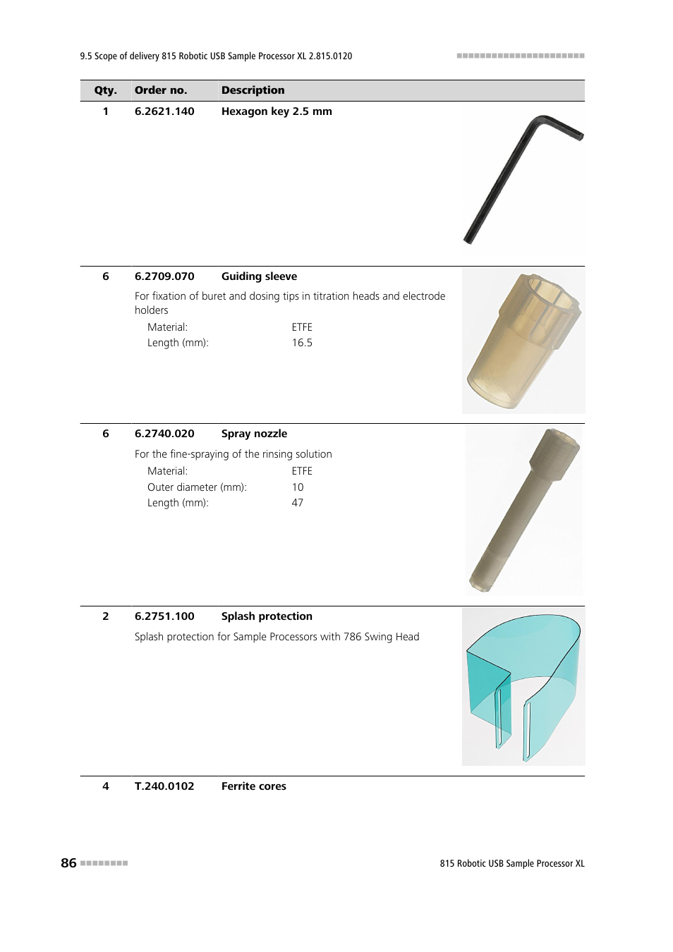 Metrohm 815 Robotic USB Sample Processor XL User Manual | Page 94 / 113
