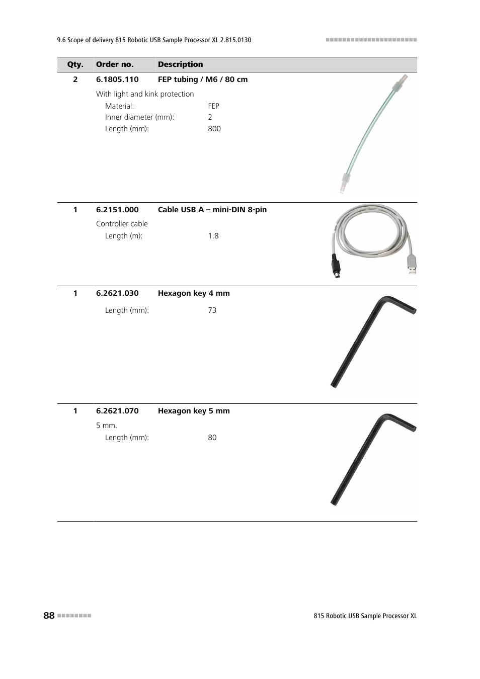 Metrohm 815 Robotic USB Sample Processor XL User Manual | Page 96 / 113