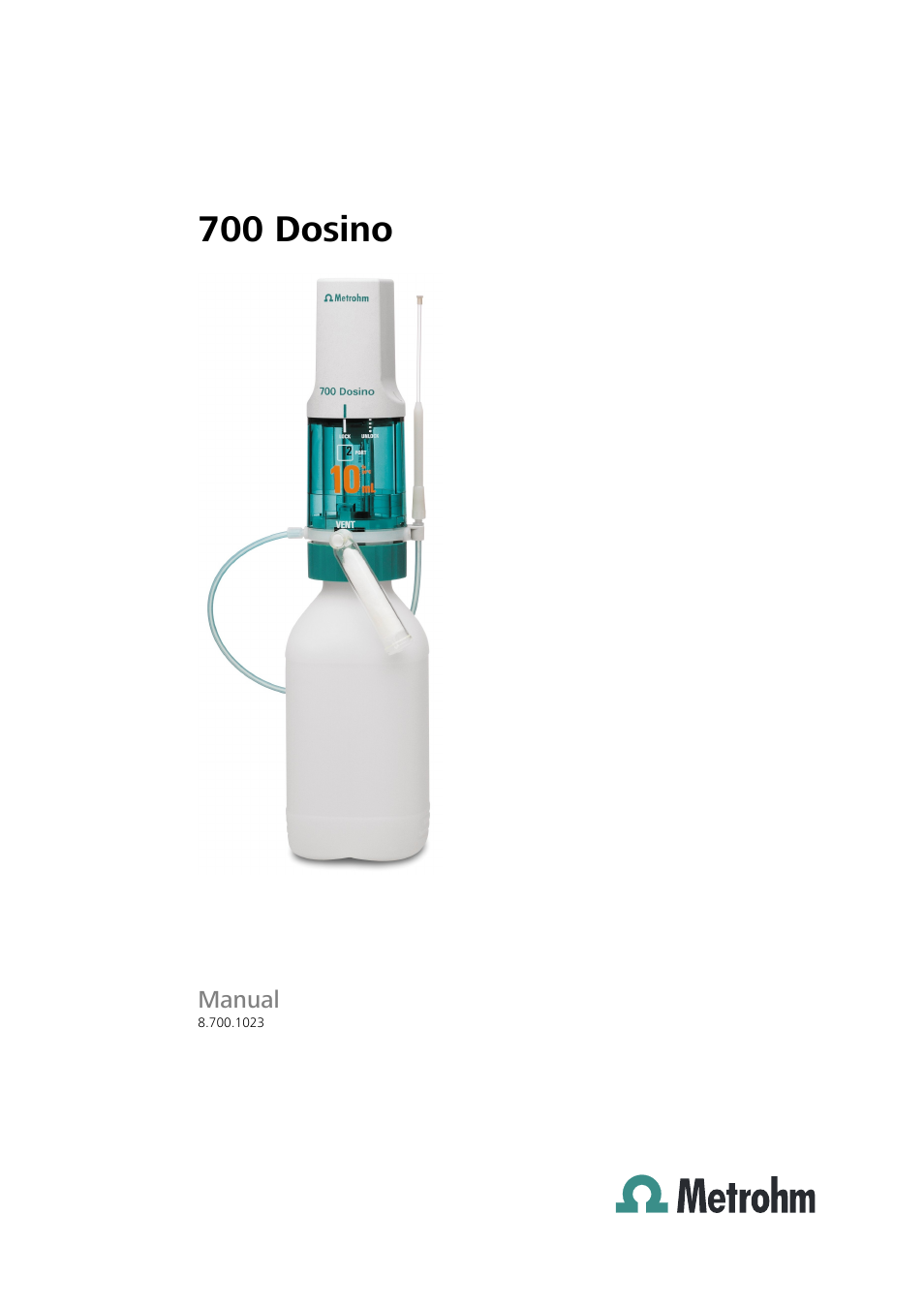 Metrohm 700 Dosino User Manual | 55 pages