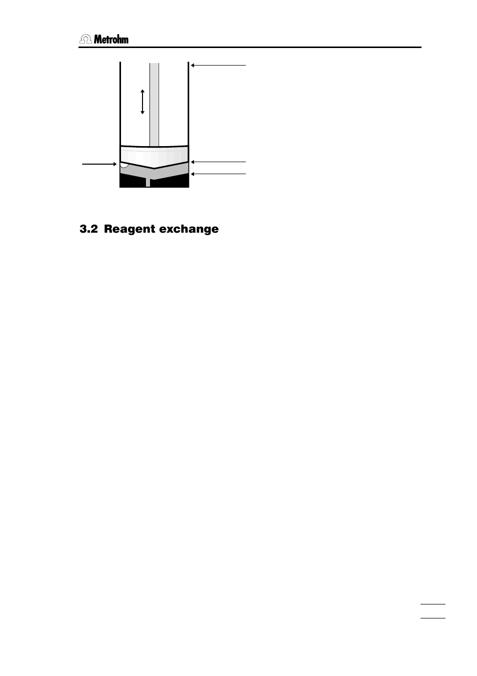 2 reagent exchange | Metrohm 700 Dosino User Manual | Page 33 / 55