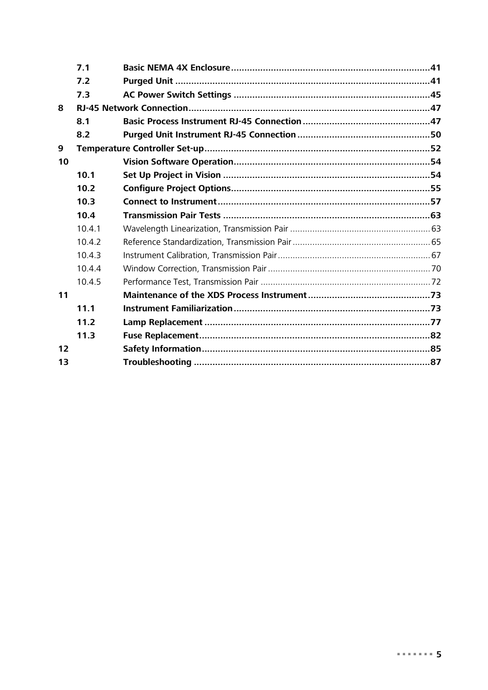 Metrohm NIRS XDS Process Analyzer – SingleFiber User Manual | Page 7 / 91