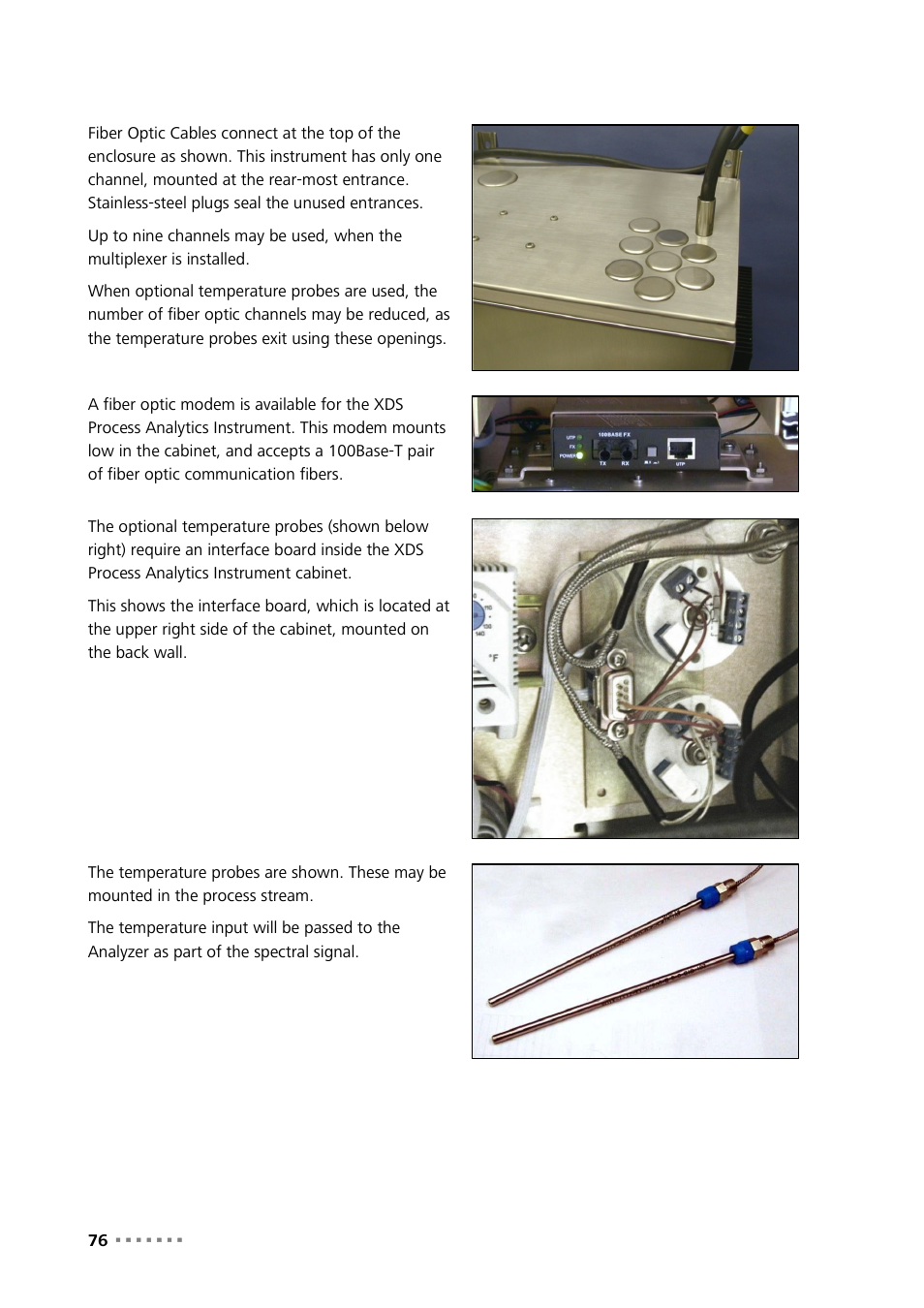 Metrohm NIRS XDS Process Analyzer – SingleFiber User Manual | Page 78 / 91