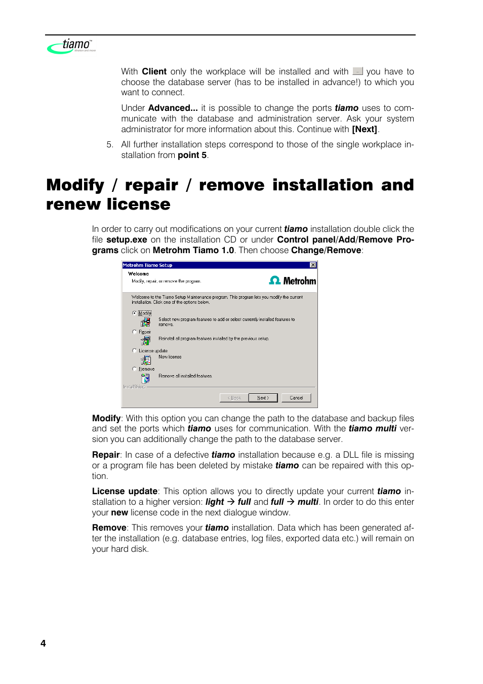 Metrohm tiamo 1.0 Installation User Manual | Page 4 / 4