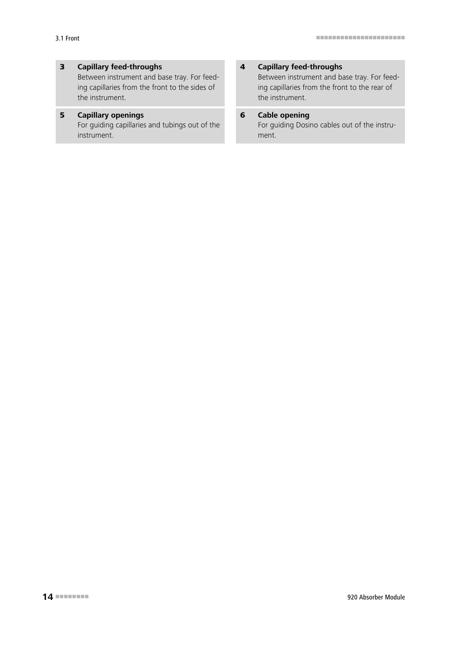 Metrohm 920 Absorber Module User Manual | Page 22 / 112