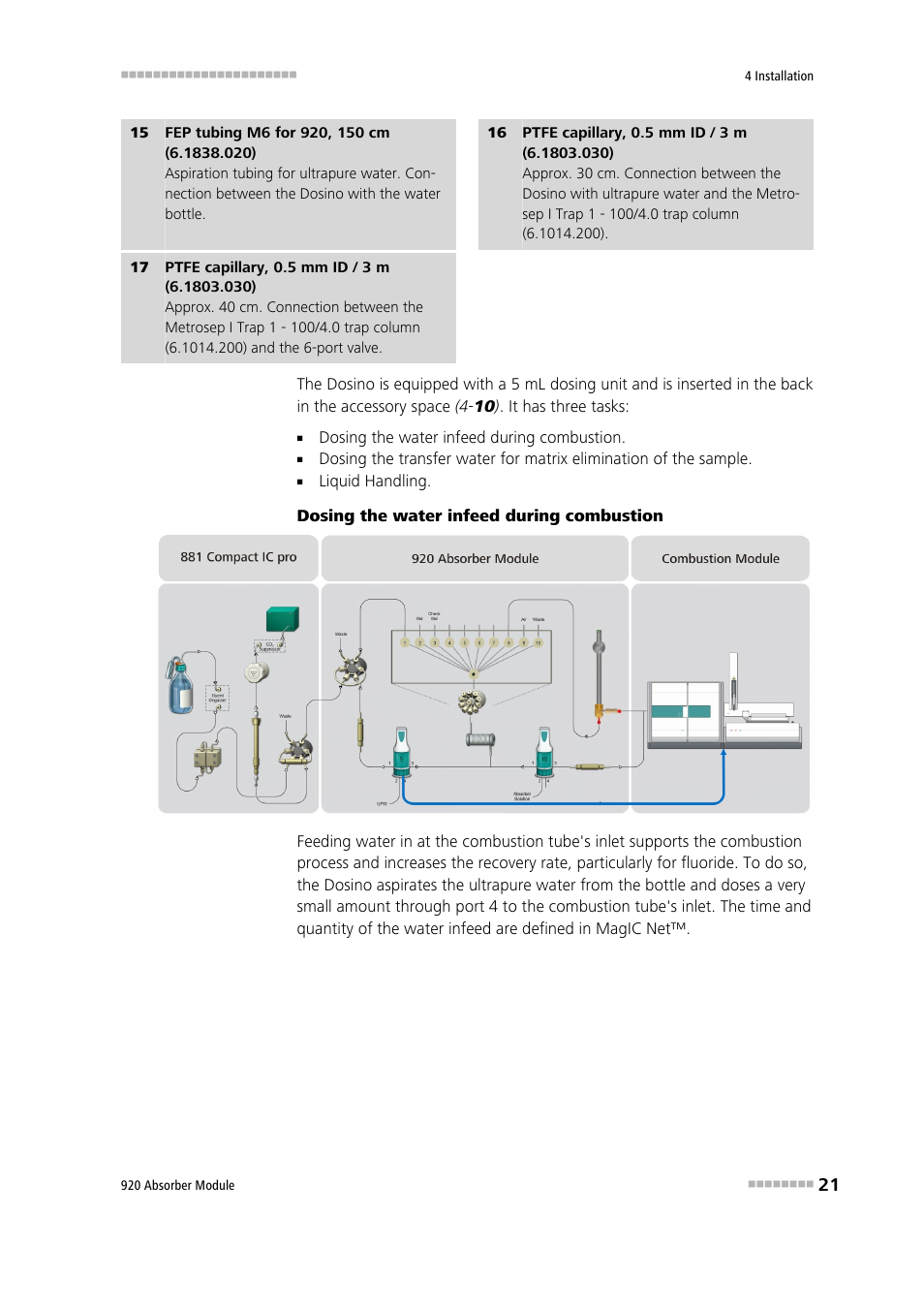 Metrohm 920 Absorber Module User Manual | Page 29 / 112