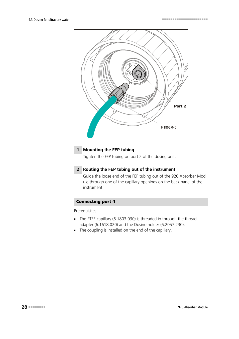 Metrohm 920 Absorber Module User Manual | Page 36 / 112