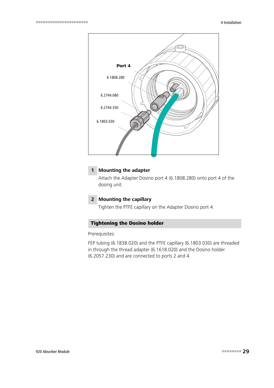 Metrohm 920 Absorber Module User Manual | Page 37 / 112