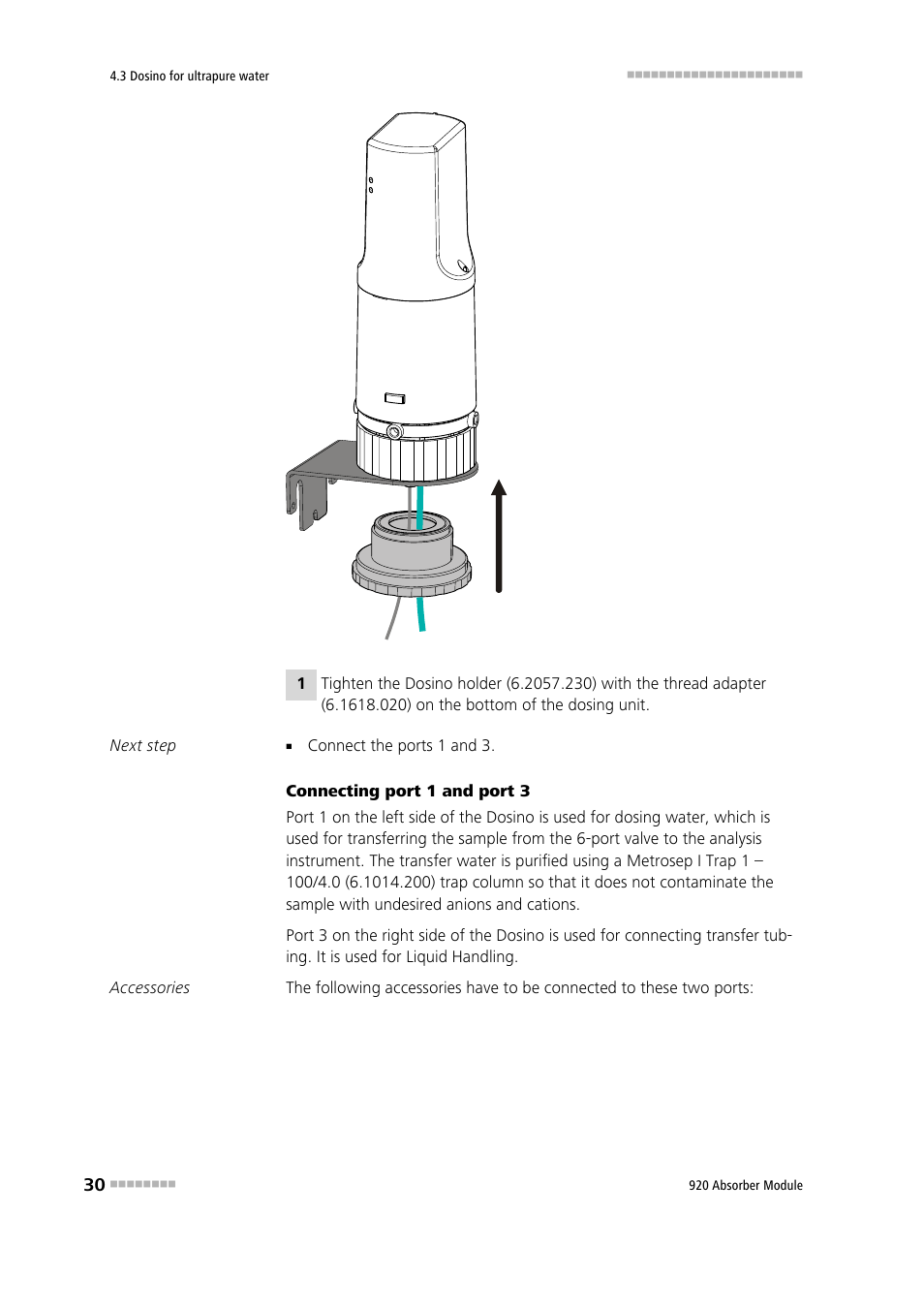 Metrohm 920 Absorber Module User Manual | Page 38 / 112