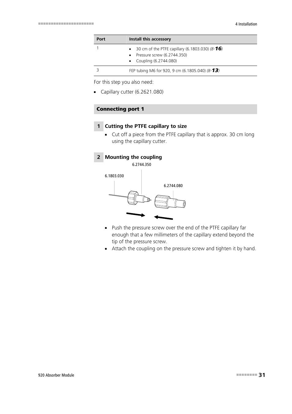 Metrohm 920 Absorber Module User Manual | Page 39 / 112