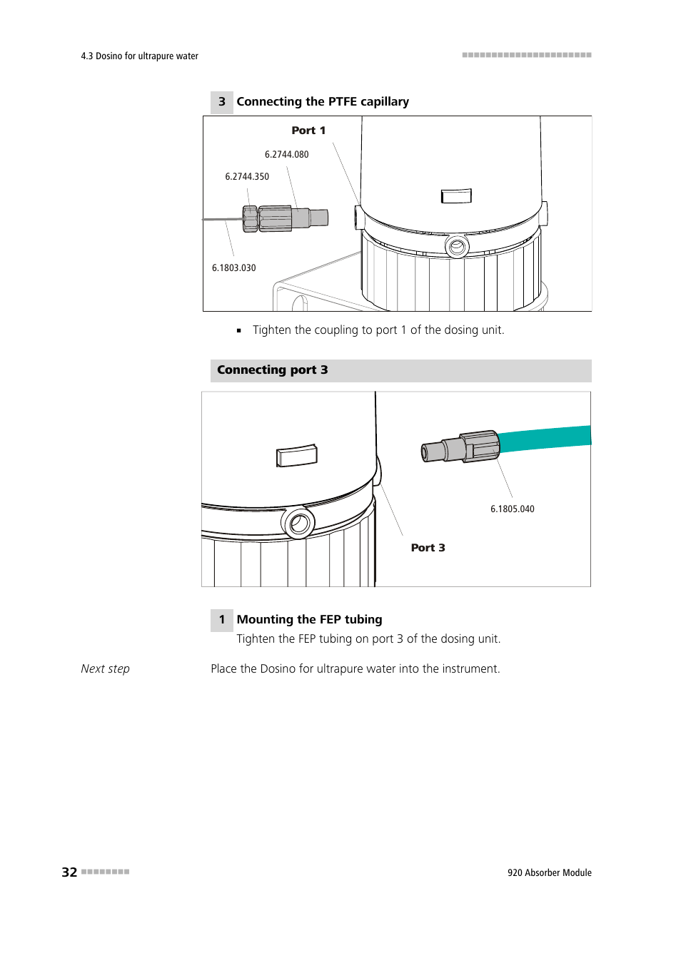 Metrohm 920 Absorber Module User Manual | Page 40 / 112