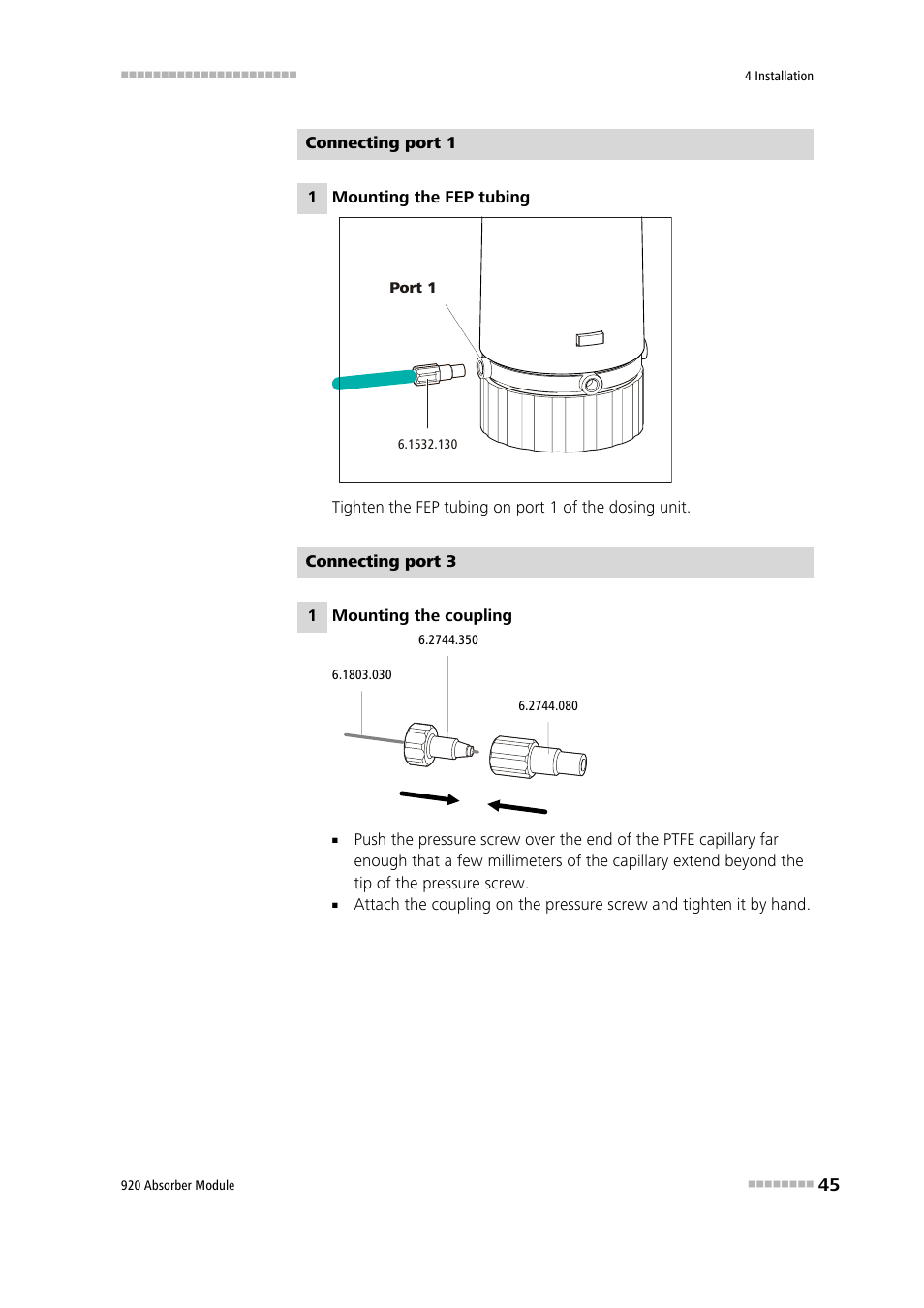 Metrohm 920 Absorber Module User Manual | Page 53 / 112