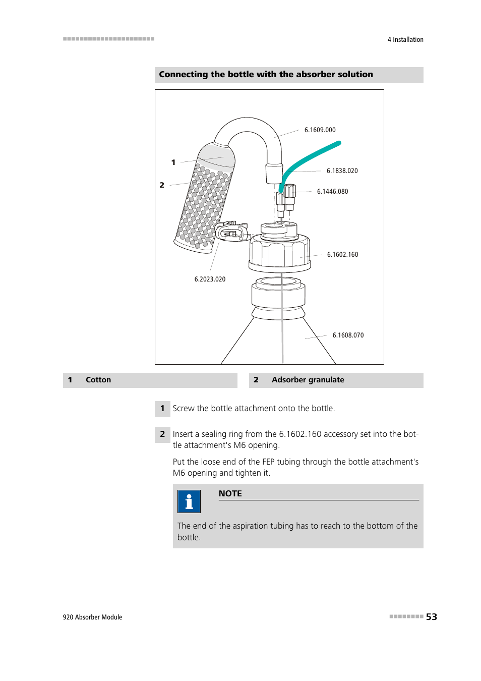 Metrohm 920 Absorber Module User Manual | Page 61 / 112