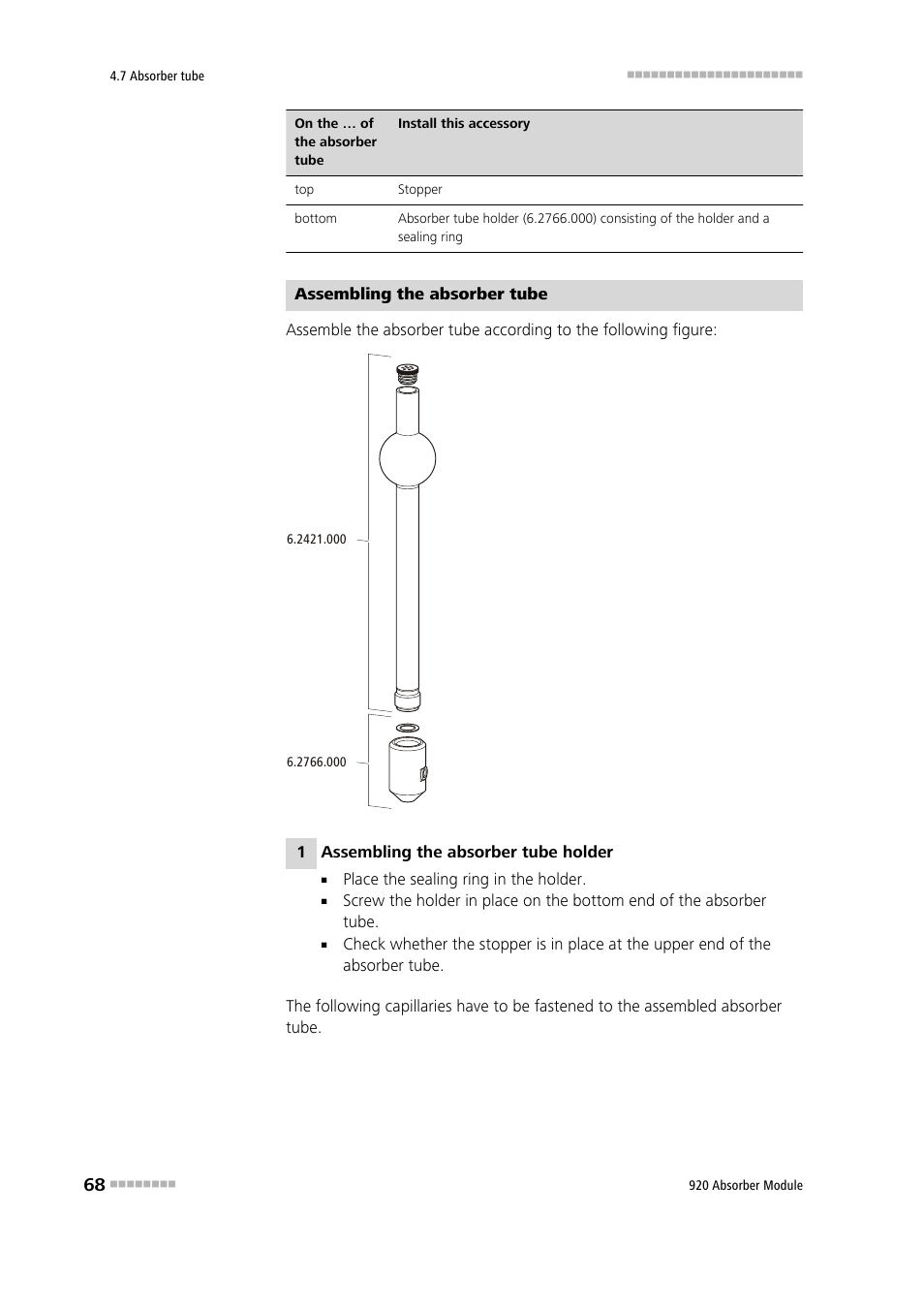 Metrohm 920 Absorber Module User Manual | Page 76 / 112