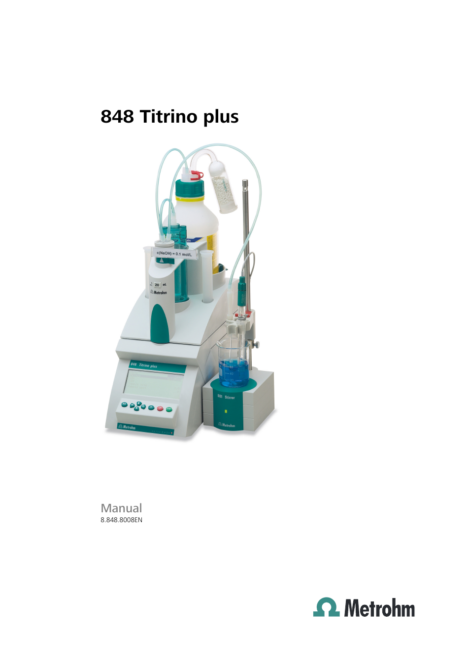 Metrohm 848 Titrino plus User Manual | 155 pages