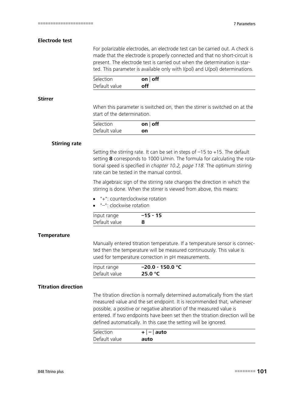 Metrohm 848 Titrino plus User Manual | Page 111 / 155