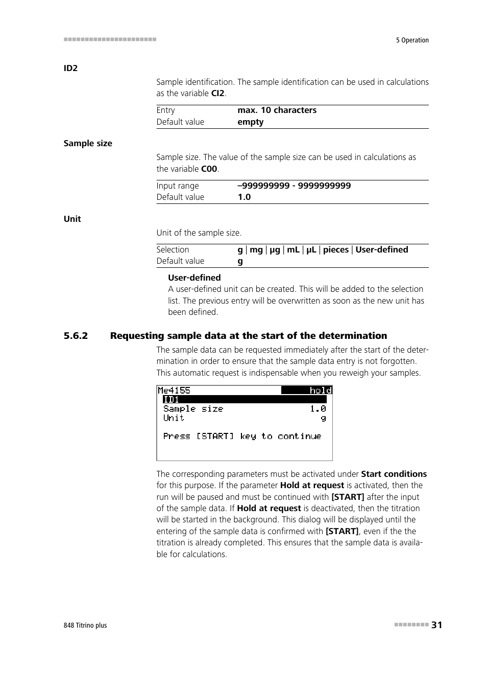 Metrohm 848 Titrino plus User Manual | Page 41 / 155