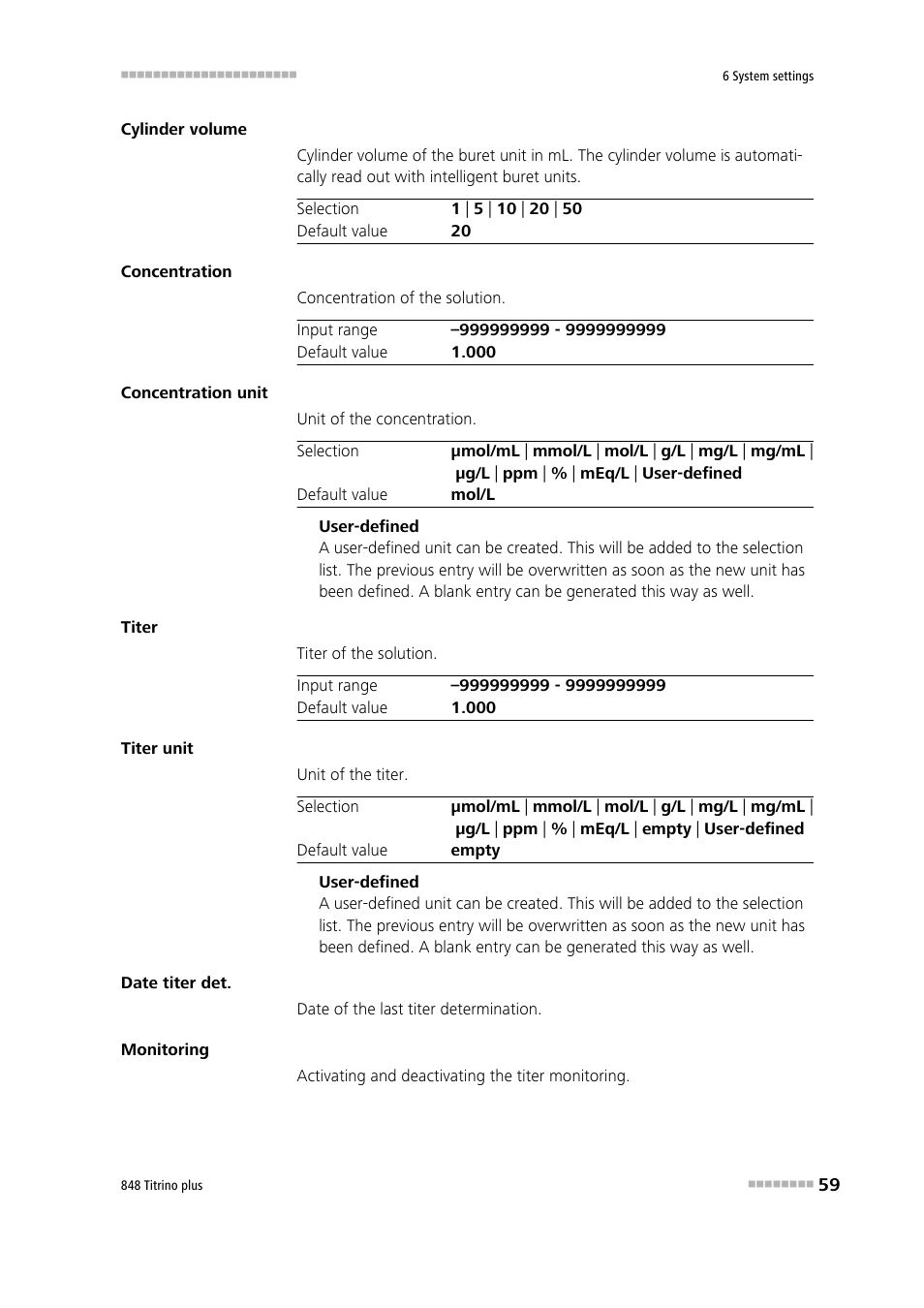 Metrohm 848 Titrino plus User Manual | Page 69 / 155