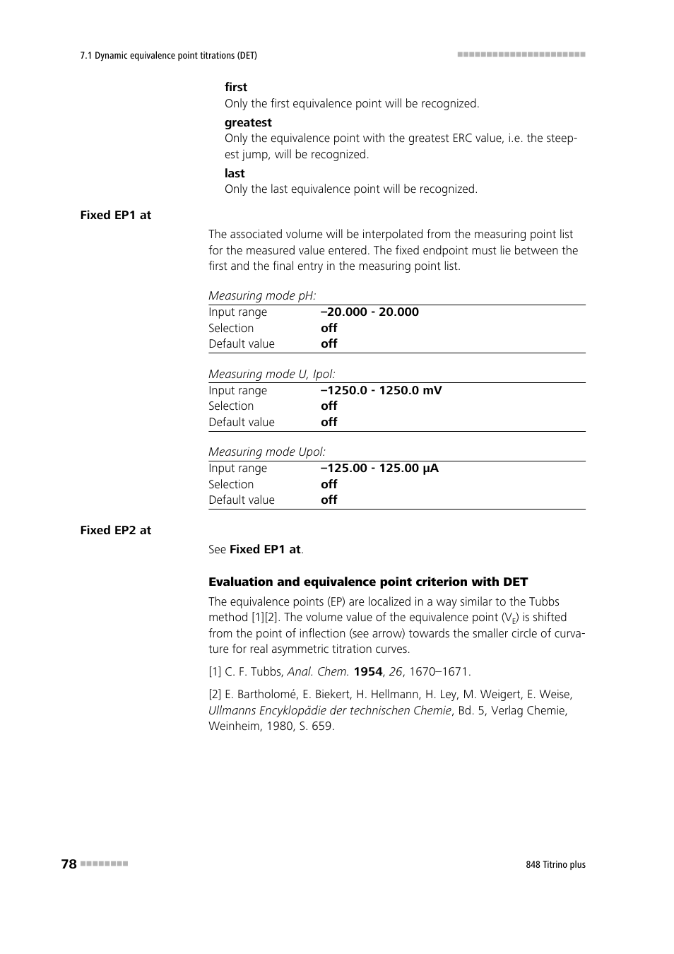 Metrohm 848 Titrino plus User Manual | Page 88 / 155