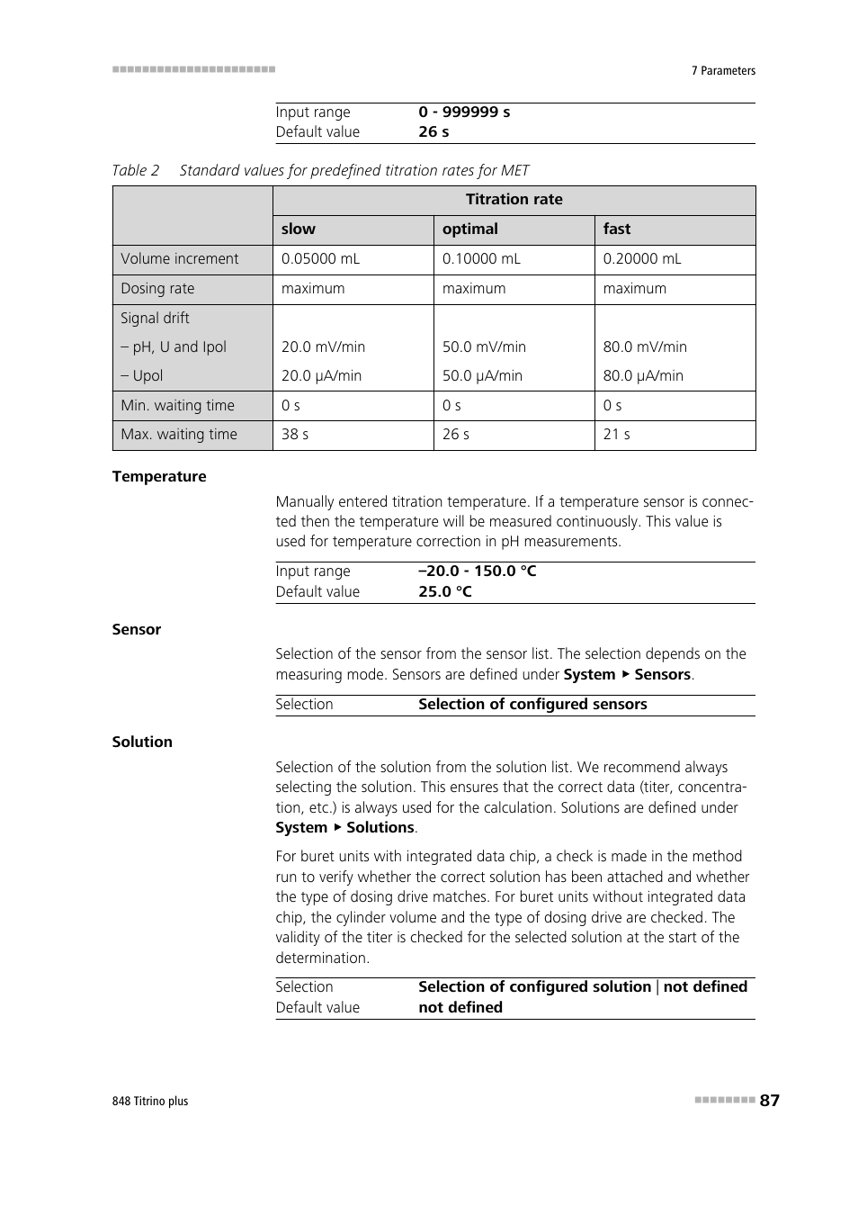 Metrohm 848 Titrino plus User Manual | Page 97 / 155